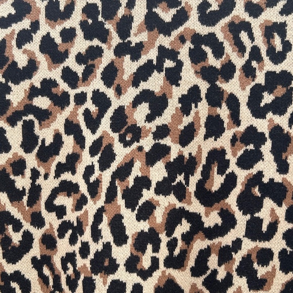 J. Crew Leopard Print Cardigan 100% Cotton - Picture 3 of 7